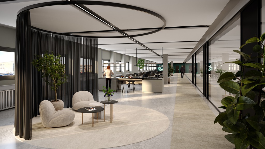 Lyse kontorer i velfungerende erhvervsområde