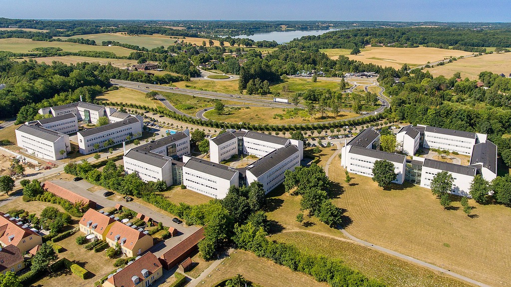 Kontoret med naturen i baghaven